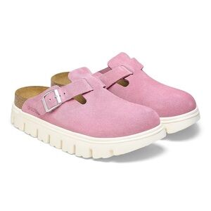 Boston Chunky Suede Leather - Candy Pink